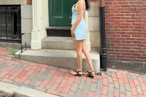 Cute Plaid Mini Dress