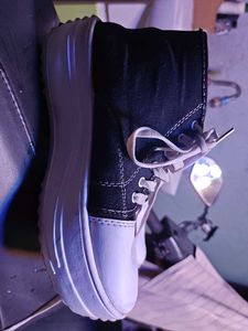 Platform High-Top Sneakers