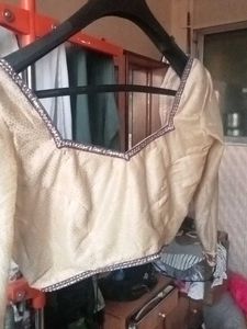 Golden Lehenga Choli With Pink Duppata