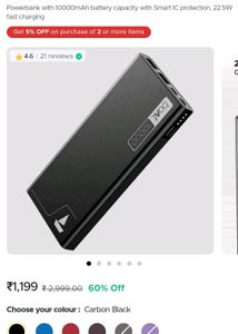 Boat Energyshroom PB300 Powerbank 10000mah