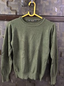 DARK GREEN SWEATER