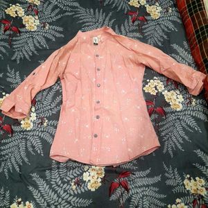 Pink Floral Shirt