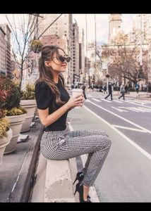Zara Check Trouser For Women