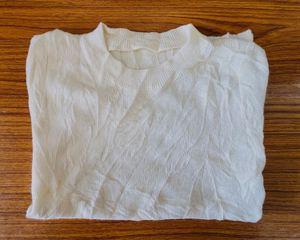 women’s pre winter Elegant White Top