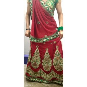 Lehanga Saree Without Blause