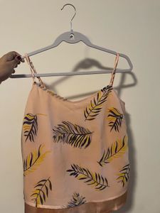 KAZO size S peach Spaghetti Top, never worn