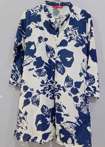 🤍Minimalist Floral Cotton Kurti for Daily Wear🤍