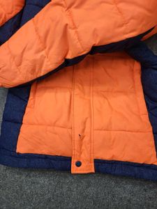 Fila Orange &amp; Navy Puffer Jacket