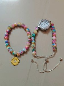 Beaded Bracelet Watch