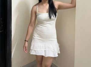 Mini White Pinteresty Dress