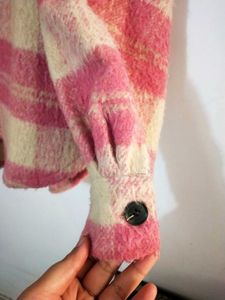 SAVANA Pink Plaid Jacket/ Coat