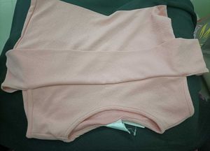 Peach Dress Of Size-M.