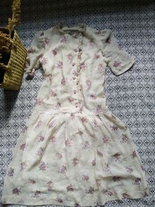 Korean Floral Dress