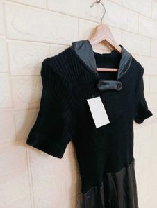 Chic Black Midi Dress