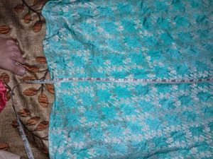 Aqua Floral Dress