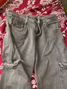 brown Cargo Jeans