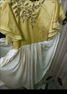 Embroidered Yellow Suit