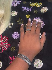 Jewelry Set: Necklace, Ring, and Bangle