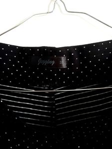 Black Patterned Jeggings