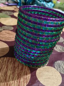 Bangle Set - Purple and Green