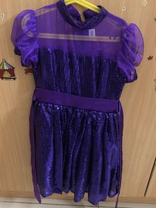 Sparkly Purple Party Dress