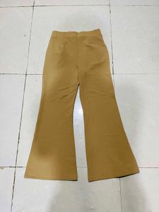 Tan Flared Pants