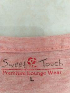 A Perfect Lounge Wear Tshirt With Comfortable Fit