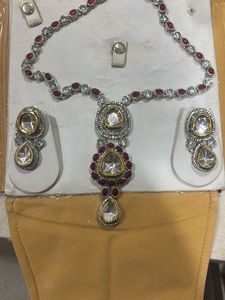 AD KUNDAN NECKLACE SET