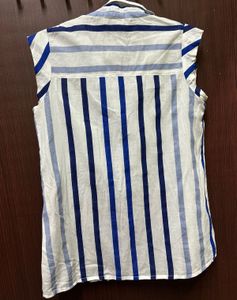 Formal Blue White Shirt