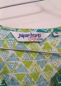Green Jaipur Kurti