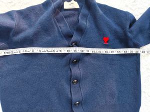 AMI ❤️ Paris Navy Cardigan