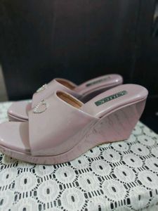 Lavender Heart Slide Sandals