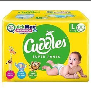 Cuddles Super Pants L (9-14 kg) - 20 Count