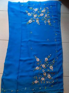 Synthetic Chiffon Saree