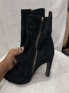 Black Suede Boots