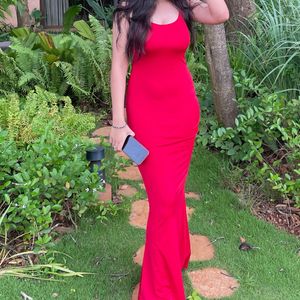 Red Bodycon Maxi Dress🎀