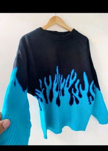 Two Pink + Blue Flames Sweater Combo Offer 🔥