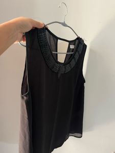 Black Georgette Top