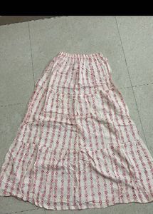 Patterned Maxi Skirt