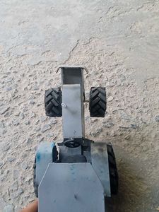 Vintage Handmade Metal Tractor Toy