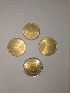 Four Different Coins (Pack Of 4)