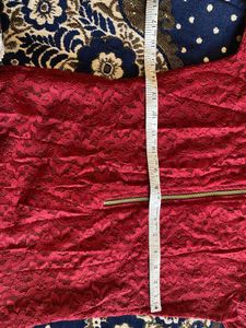 Burgundy Lace Long Sleeve Dress