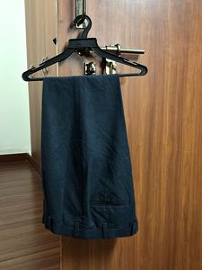 Men's Dark Grey Formal Trousers