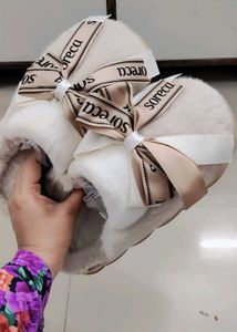 Cute Bow Slippers