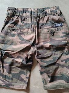 Camouflage Print Shorts