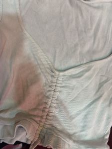 Zara Ruched Crop Top