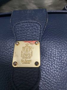 St Scott Navy Blue Bag