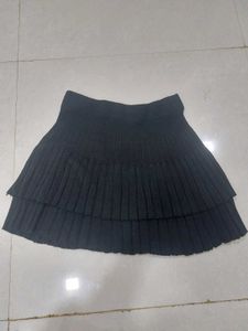Woolen Mini  Skirt