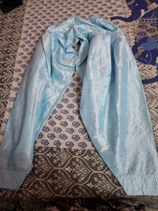 Elegant Blue Kurta With Patiyala