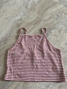 Striped Ribbed Tank Top